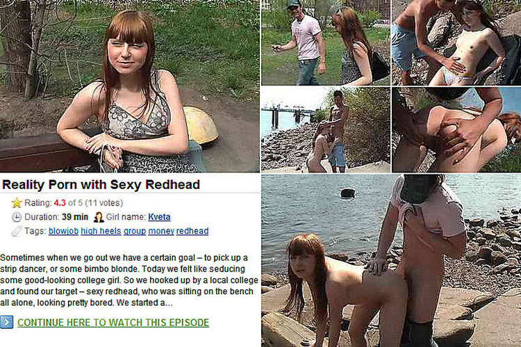 Kveta Reality Porn With Sexy Redhead