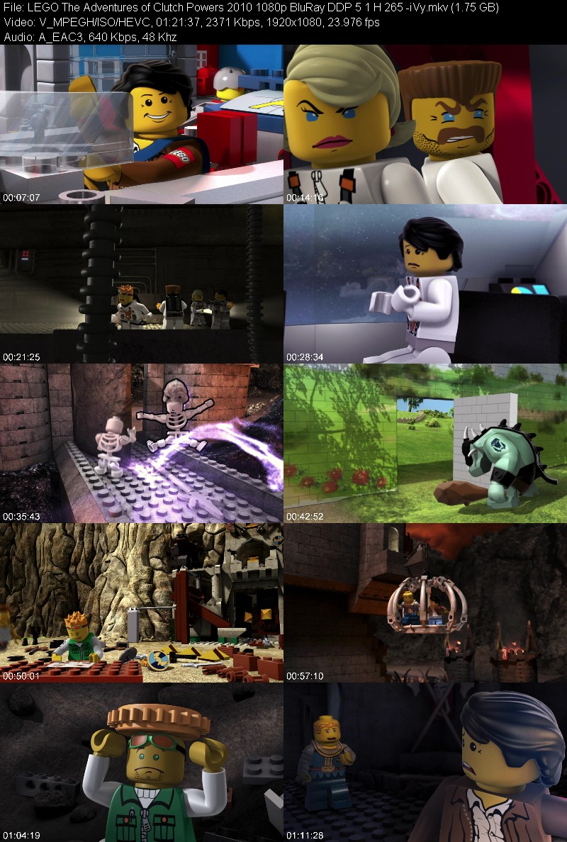 LEGO The Adventures of Clutch Powers 2010 1080p BluRay DDP 5 1 H 265 -iVy 6317def27ec95170df96edbe4610a479