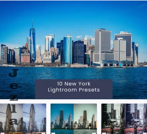 10 New York Lightroom Presets - ALG5GNP