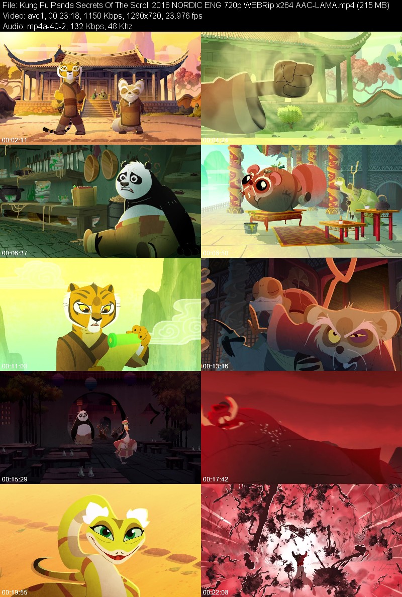 Kung Fu Panda Secrets Of The Scroll (2016) NORDIC ENG 720p WEBRip-LAMA Aeb73b39951b6794c2f54a5ed1bd89a9