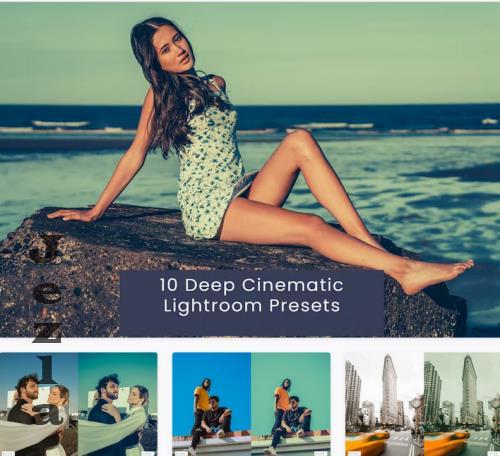 10 Deep Cinematic Lightroom Presets - H99DETD