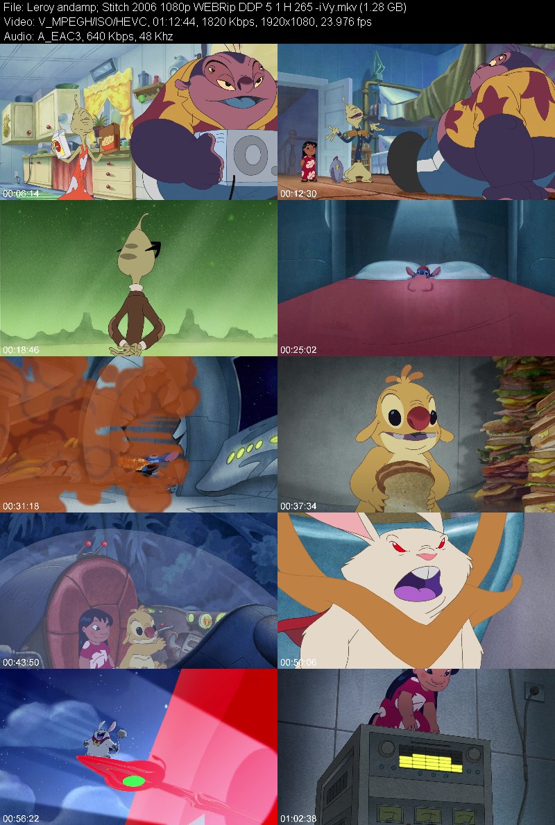 Leroy andamp Stitch 2006 1080p WEBRip DDP 5 1 H 265 -iVy 002942b4f509e5ac734d214d579a7ab1