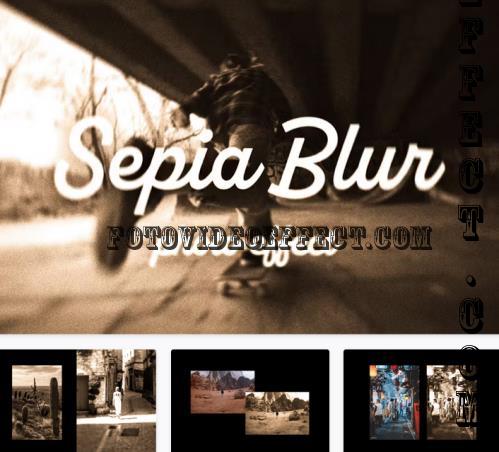 Sepia Blur Photo Effect - 92138889