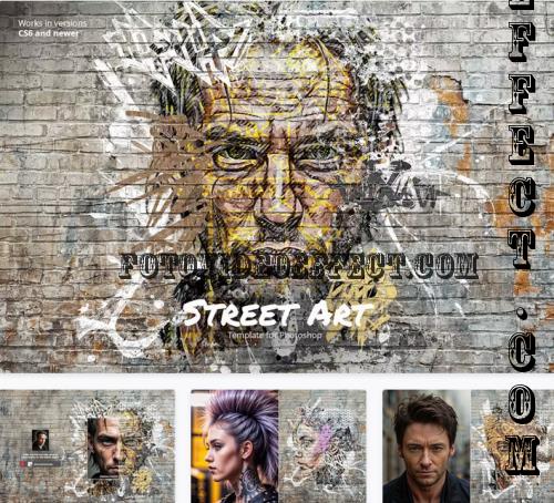 Street Art Template for Photoshop - 50573111