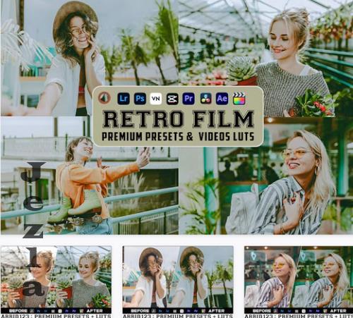 Retro Film Luts Video & Presets Mobile Desktop - 8MY77HN