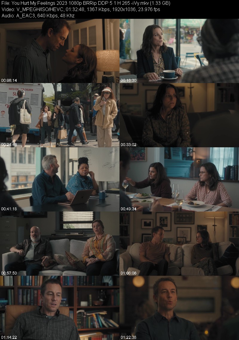 You Hurt My Feelings 2023 1080p BRRip DDP 5 1 H 265 -iVy 1b77f206a472ce348b0fe791ae0a84dc