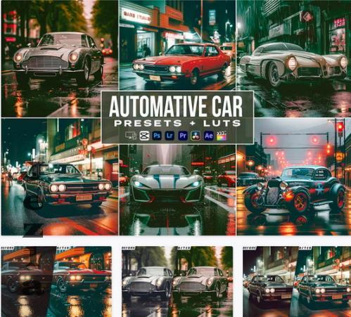 Automative Car Presets - luts Videos Premiere Pro - NFMVNGS