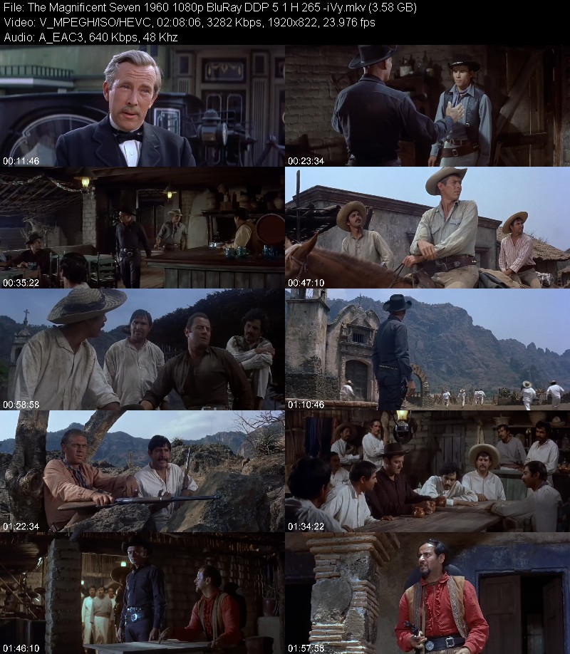 The Magnificent Seven 1960 1080p BluRay DDP 5 1 H 265 -iVy 492c0df51b6e47a2fdbe206ddaf71e44