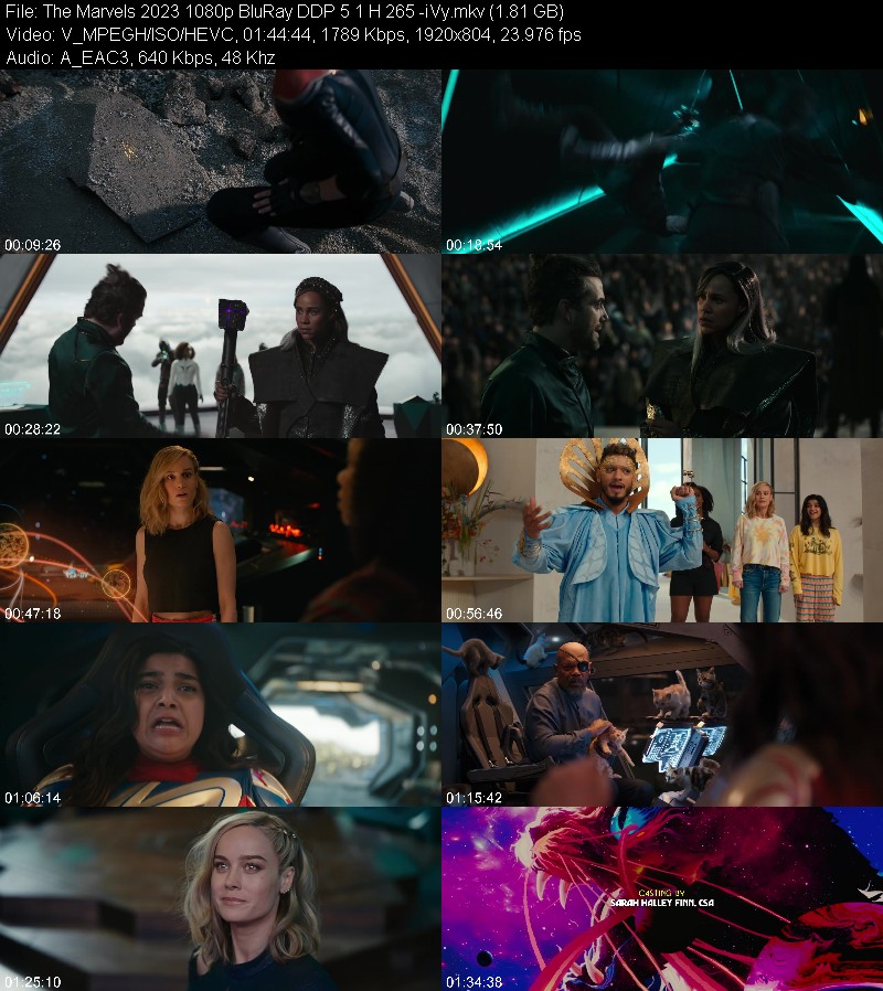 The Marvels 2023 1080p BluRay DDP 5 1 H 265 -iVy 1d8c2a3821546cae298ae008e4d3af52