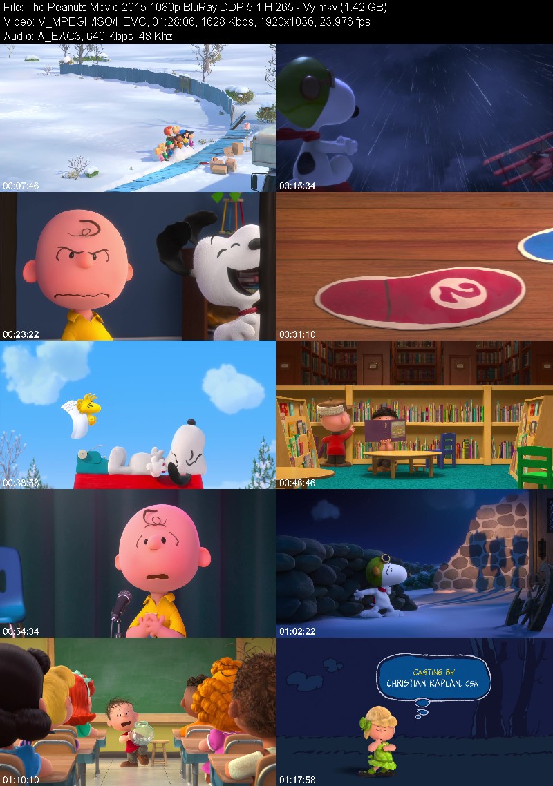 The Peanuts Movie 2015 1080p BluRay DDP 5 1 H 265 -iVy 77067b20d2c551f410f4afa38310c453