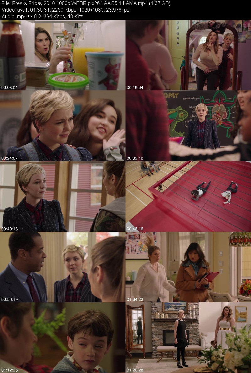 Freaky Friday (2018) 1080p WEBRip 5 1-LAMA 541b421264d92fdb8fa361bfc417746c