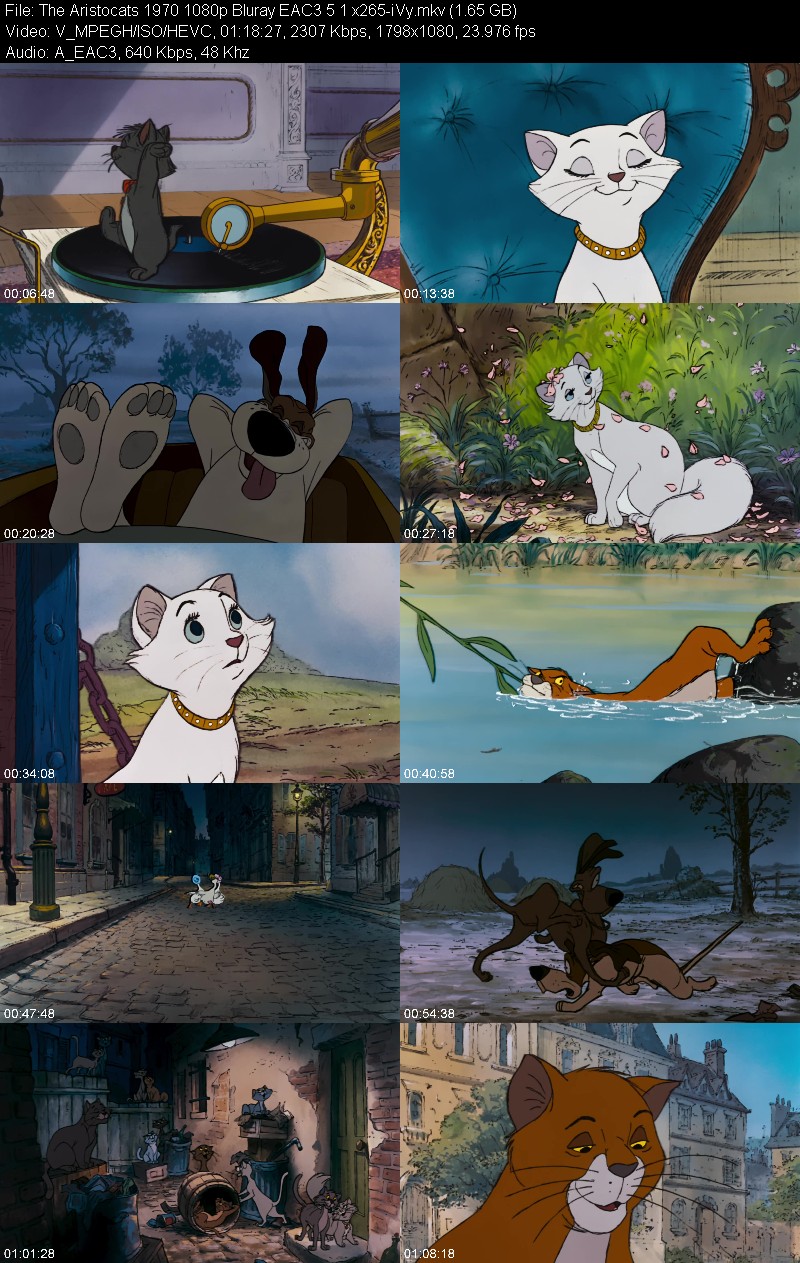 The Aristocats 1970 1080p Bluray EAC3 5 1 x265-iVy 564329d3f63a72032a5187738519fdc7