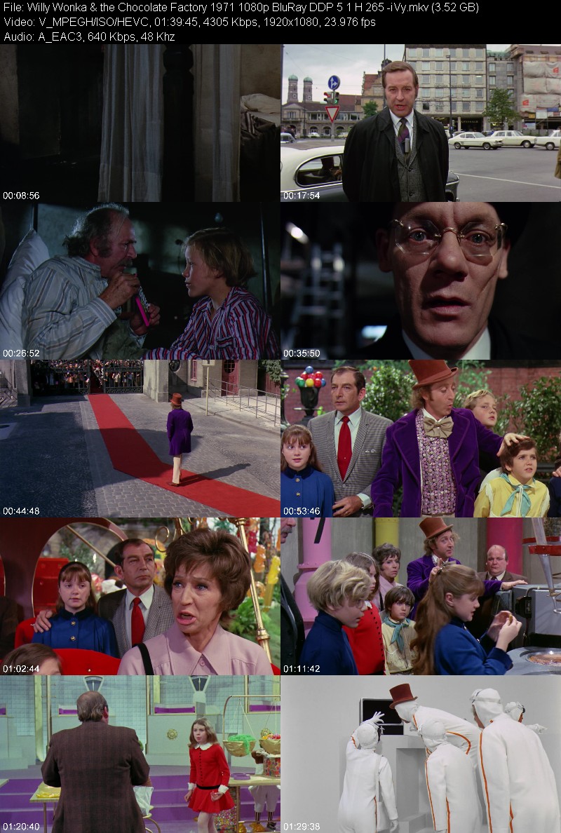 Willy Wonka & the Chocolate Factory 1971 1080p BluRay DDP 5 1 H 265 -iVy 9202949529175a8ab3f2d65f018487de