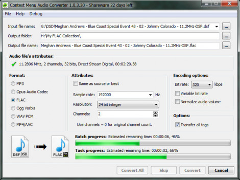 3delite Context Menu Audio Converter V1.0.120.200