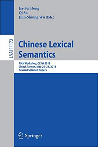 Chinese Lexical Semantics (2024)