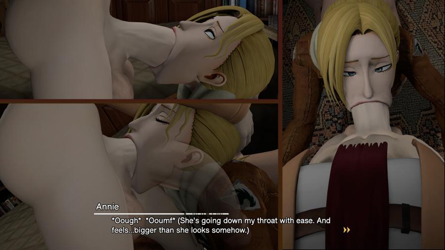 Staleko – Annie and Mikasa Comparison Size Futa 3D Porn Comic