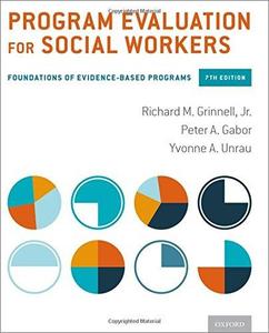 Program Evaluation for Social Workers Foundations of Evidence–Based Programs