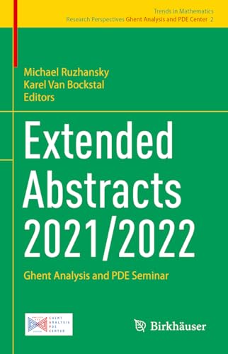 Extended Abstracts 20212022 Ghent Analysis and PDE Seminar