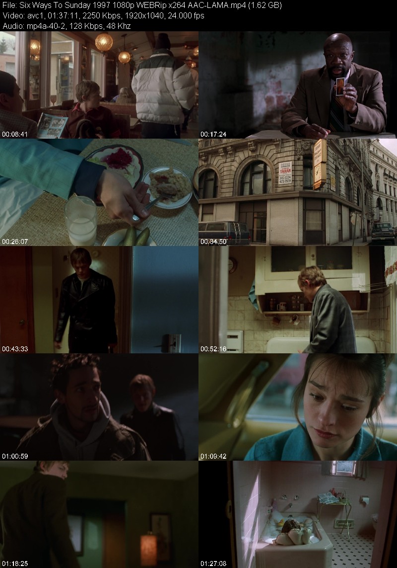 Six Ways To Sunday (1997) 1080p WEBRip-LAMA Acbf066dcf3f48560ba7cbd2b6bc464a