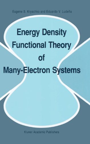 Energy Density Functional Theory of Many–Electron Systems