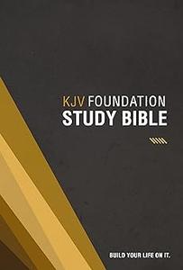 KJV, Foundation Study Bible, Hardcover, Red Letter Holy Bible, King James Version