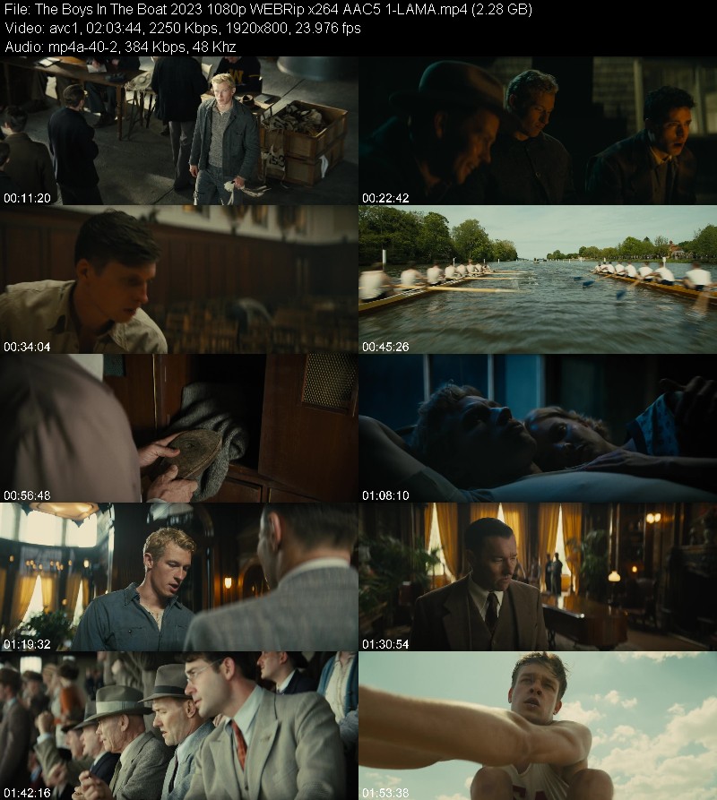 The Boys In The Boat (2023) 1080p WEBRip 5 1-LAMA 8b785f758bf40e99d0d0f4e7432ac69f