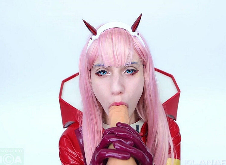 Lana Rain : Zero Two Blowjob and Cum Swallow Obsession [ManyVids] 2024