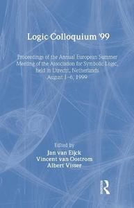 Logic colloquium '99 lecture notes in logic 17