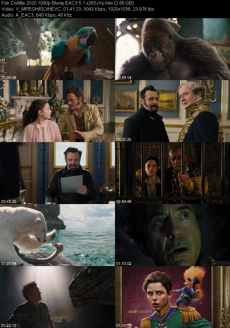 Dolittle 2020 1080p Bluray EAC3 5 1 x265-iVy 28b2d11a13ee038a36e5fe49c4273fdc