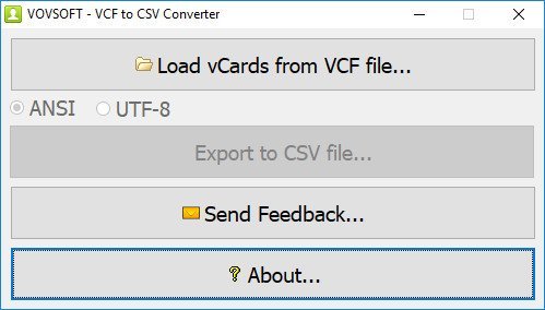 VovSoft VCF to CSV Converter 4.3.0 Multilingual