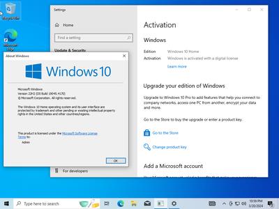 Windows 10 22H2 build 19045.4170 AIO 16in1 Preactivated (x64) Multilingual March 2024
