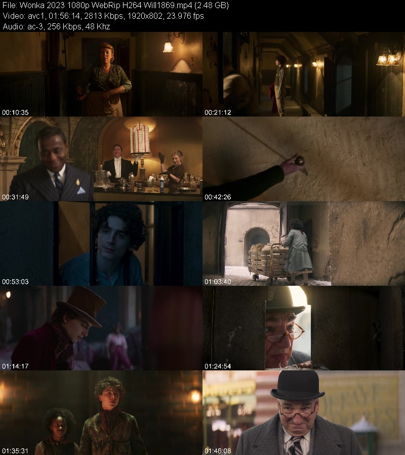 Wonka 2023 1080p WebRip H264 Will1869 4f0497e3a267ecb5cf60192293990bea