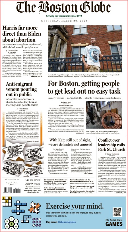 The Boston Globe - 20th March