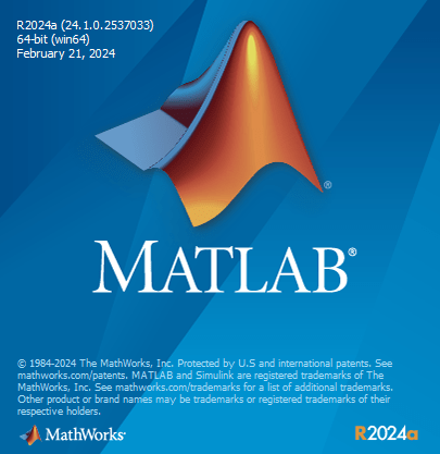 MathWorks MATLAB R2024a v24.1.0.2537033 (x64) 07a6faf81b55b20dcf8dc8f0ed684433