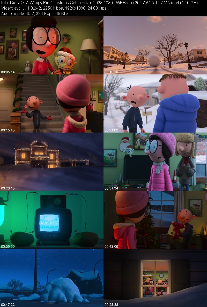 Diary Of A Wimpy Kid Christmas Cabin Fever (2023) 1080p WEBRip 5 1-LAMA 805862e16c78e2958c079b8eeac4e161