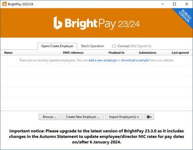 Thesaurus Software BrightPay UK Bureau 2024–25 v24.0.0