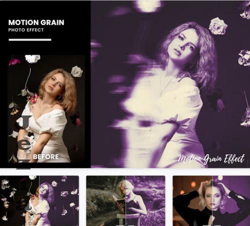 Motion Grain Photo Effect - DBDDXNL
