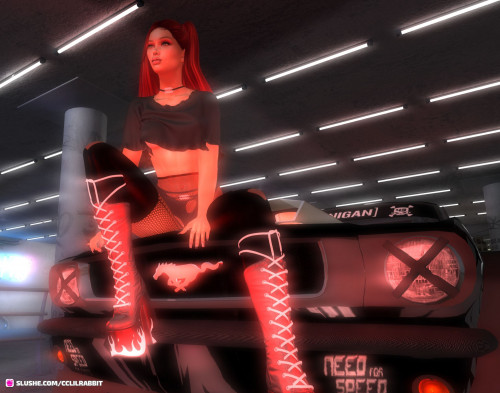 Cclilrabbit - Love the sound of a muscle car 3D Porn Comic
