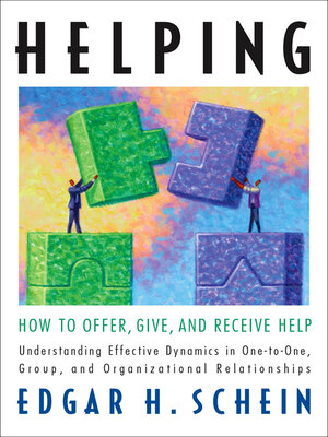 Helping by Edgar H. Schein A8f96ce444a4ef3c464a76374f7ee017