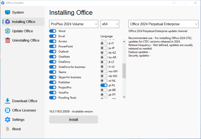 Office Installer / Office Installer Plus 1.10