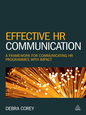Effective HR Communication by Debra Corey