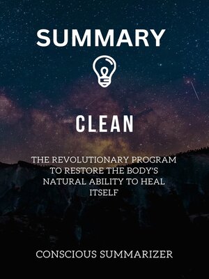 CLEAN BY ALEJANDRO JUNGER AND AMELY GREEVEN by Conscious Summarizer 3a69856e001be896c7b39683283bdaa3