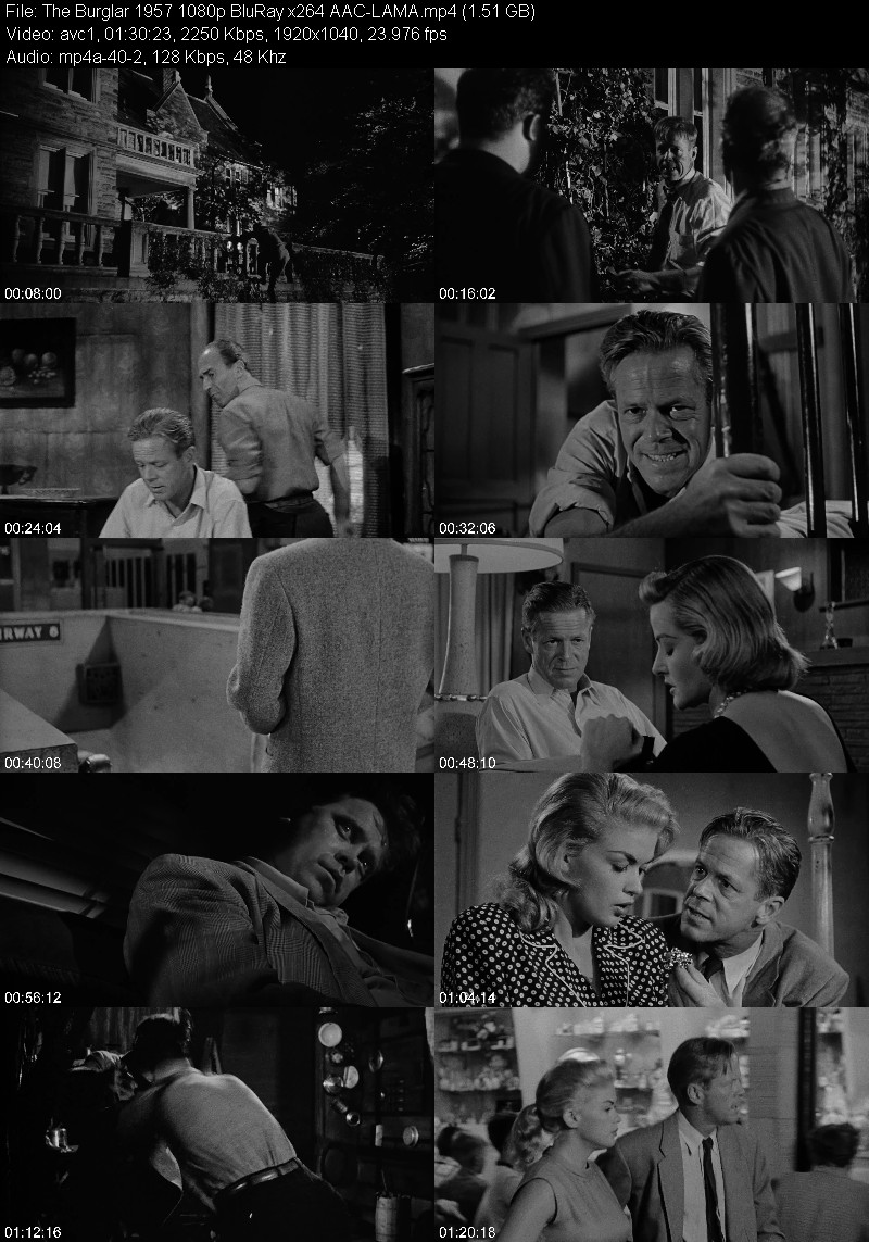 The Burglar (1957) 1080p BluRay-LAMA 36ea2f9f348d57f23a515eb0a02b8fb4
