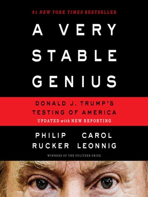 A Very Stable Genius by Philip Rucker 9900dfa5f58684499c04a0e5e210cd03