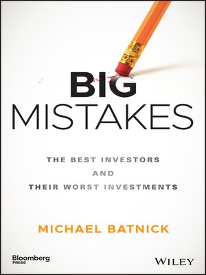 Big Mistakes by Michael Batnick D1a5f1f8610b7e9b2d20f9845cce2039