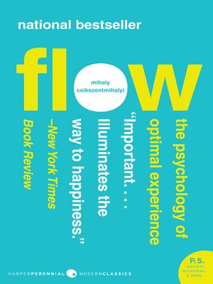 Flow by Mihaly Csikszentmihalyi 428599a4e8ec460eb622f34408539344