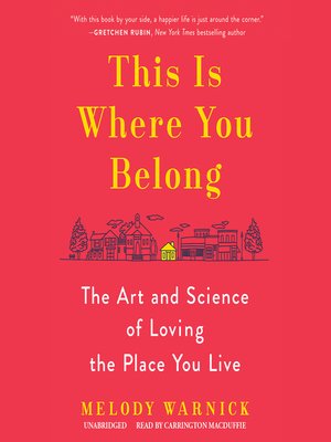 This Is Where You Belong by Melody Warnick