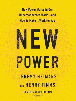 New Power by Jeremy Heimans B77b471dfdf3d9cf1d91a1d7ae7963b6