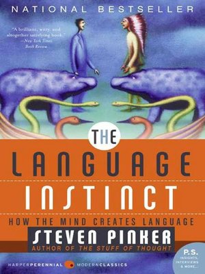 The Language Instinct by Steven Pinker Bcde20715612b3ea3f4939858cdc78da