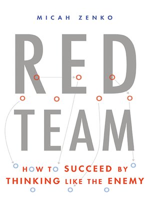 Red Team by Micah Zenko